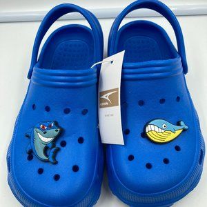 Ashion Kids Blue Clogs Size 28/29 NWT